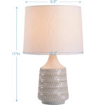 Ceramic Table Lamp 17"