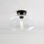 Clear Glass Shade Ceiling Light