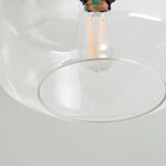 Clear Glass Shade Ceiling Light