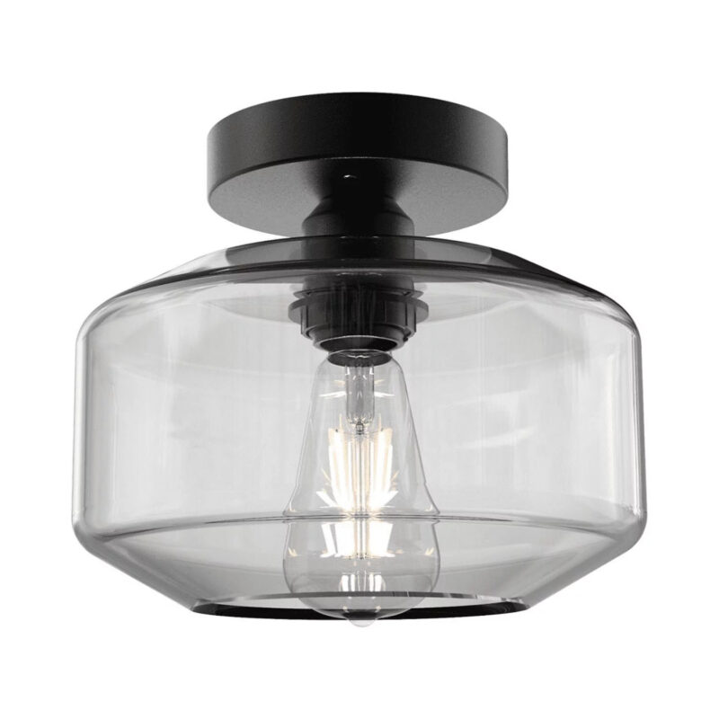 Clear Glass Shade Ceiling Light