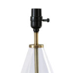 Glass Table Lamp 18"