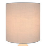 White Ceramic Table Lamp 21"