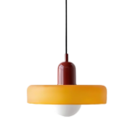 HaloGlow Pendant Lamp Amber Ruby