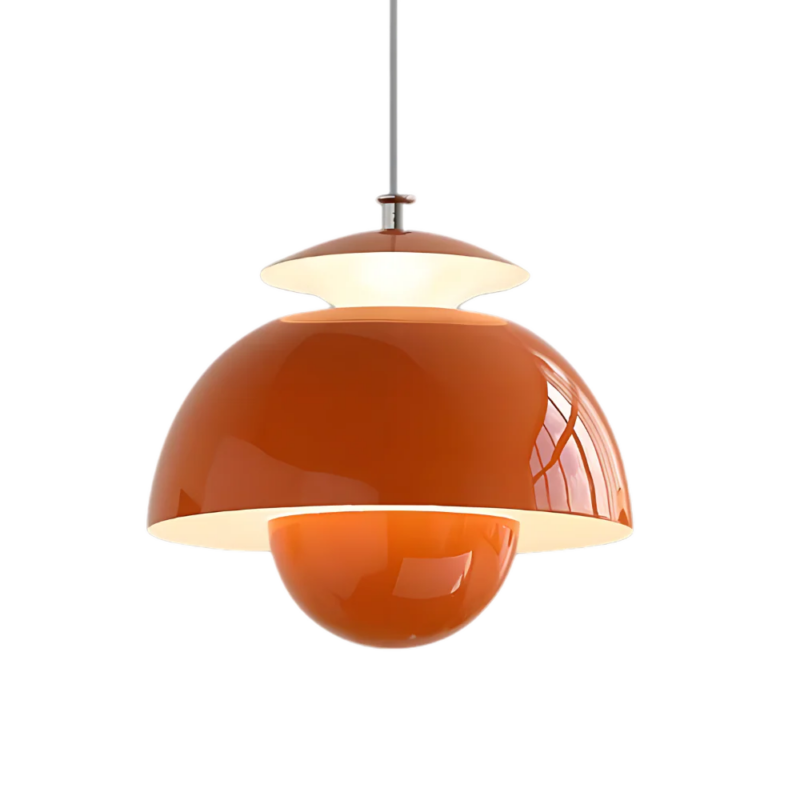 LumiAura Orb Pendant Lamp Orange