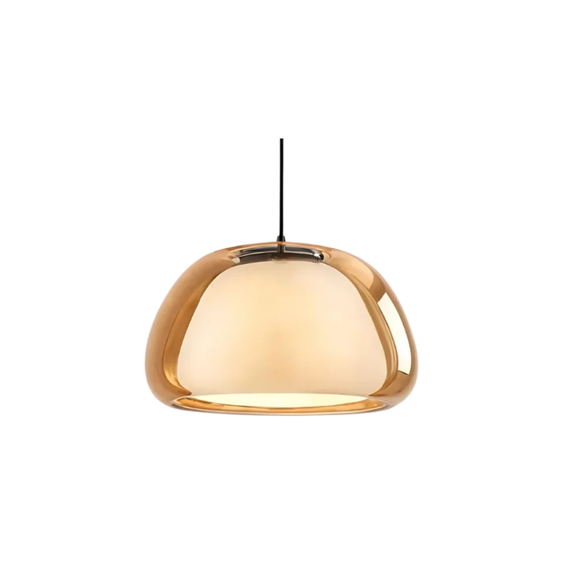 Lustre Glass Pendant Light Golden Glow