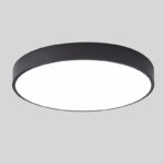 LumaRing Flush Mount Ceiling Light Black