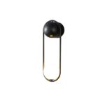 LuxeHalo Wall Lamp Black