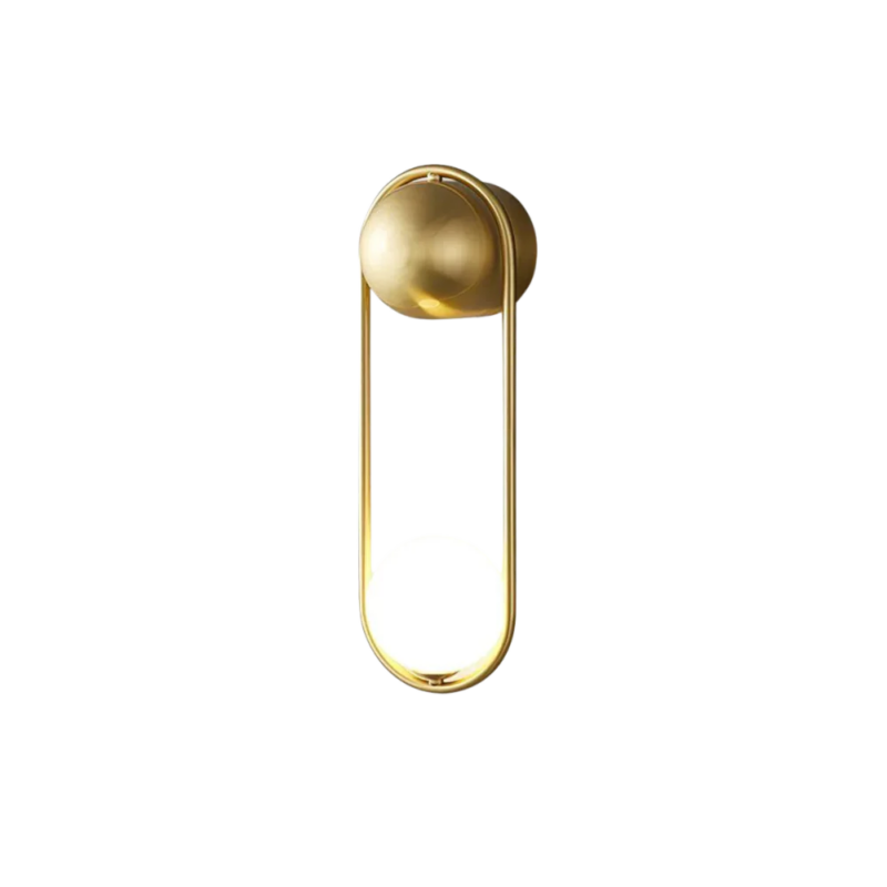 LuxeHalo Wall Lamp Gold