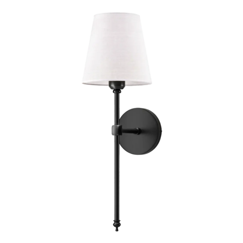 Retro Industrial Style Wall Lamp Black Single (1 Lamp)