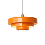 NordicGlow-Mid-Century-Pendant-Light-Orange