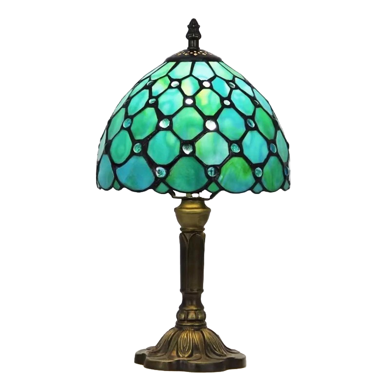 Tiffany Stained Glass Table Lamp